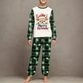 thumbnail image 2 of Gubotare Kids Christmas Pajamas Plaid Kids Unisex Girls & Boys Soft Comfy Sleepwear Pajamas 2pcs Set Size 2t 3t (Green,2-3 Years), 2 of 5