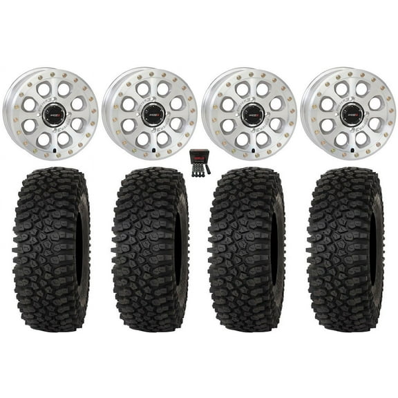 System 3 SB-7 15" Wheels Mh (5 2) 33" Roctane STX Tires Sportsman RZR Ranger