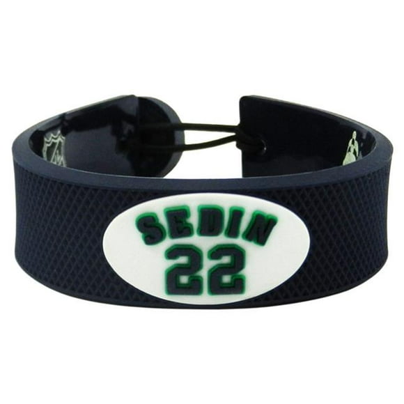 Vancouver Canucks Bracelet Team Color Jersey Daniel Sedin Design