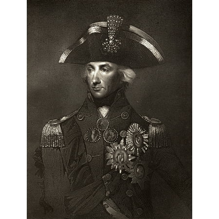 Horatio Nelson Lord NelsonViscount Nelson 1758-1805 British Naval CommanderIllustration By Westall From Thep Ainting By AbbotFrom The Book The Life Of Nelson By Robert Southey Published London 1883 Ca