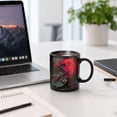 thumbnail image 5 of Halloween Mug,Halloween Desk Decor,Halloween Witch Ceramic Mug, Reusable Festive Coffee Tea Cup for Home Office Desk Decor Holiday Gifting(C 12oz), 5 of 7