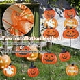 2 Pack Halloween Yard Decoration Stakes, Trick or Treat Happy Halloween