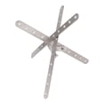 thumbnail image 3 of Rejilla plegable para fuego de acero inoxidable, marco de soporte para leña para acampar, hoyo para barbacoa al aire libre, 3 of 10