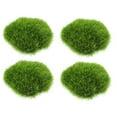 thumbnail image 3 of HONMEET 4pcs Green Foam Artificial Moss Stones for Home Decoration, Craft Accessories, Realistic Design, 2.4x2.4x1.2in, 3 of 8