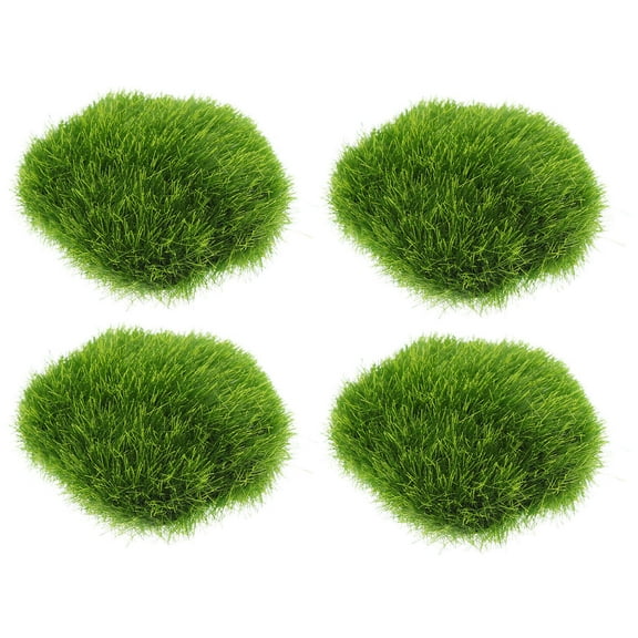 Hytrove Artificial Fake Moss For Craft Enthusiasts 4Pcs 2.36X2.36X1.18in