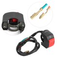 thumbnail image 2 of Interrupteur marche/arrêt pour phare LED de moto 7/8 pouces avec bouton rouge, 2 of 4