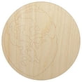 thumbnail image 1 of Waning Gibbous Moon Phase Wood Shape Unfinished Piece Cutout Craft DIY Projects - 6.25 Inch Size - 1/4 Inch Thick, 1 of 7