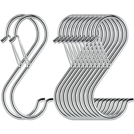 

Mingyiq Safety Buckle Design S Hook for Hanging Plants Cutlery Kitchen Plant Hook