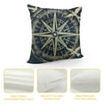 thumbnail image 4 of Shiartex Throw Pillow Covers Nautical Star Compass Pillow with Blue Whales Square Pillow Cushion Cases,Modern Decorative Sailboat Nautical Pillow Covers for Couch Sofa Bedroom Car White, 4 of 5