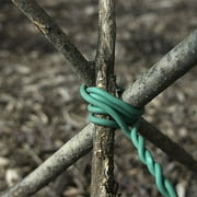 IIT 12ft Rubber Coated Flex Wire, Bundle Tie Organizer for Branches, Green