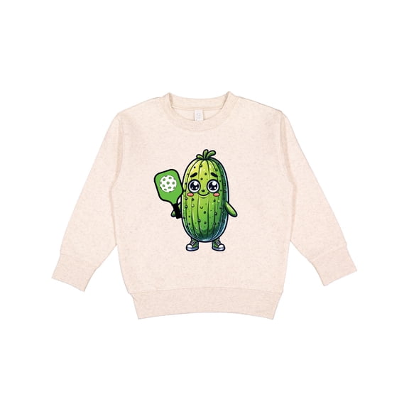 Inktastic Pickleball Funny Pickle Toddler Sweatshirt