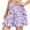 099-Colorful Leaves, variant on Women’s Athletic Pleated Tennis Skirt with Shorts High Waist Ruffle Golf Skort with Pockets Lightweight Workout Skirt