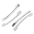 thumbnail image 1 of HIAKDOFT 2Pcs Fridge Handle Replacement Silver ABS Durable Construction For Freezer And Refrigerator, 1 of 8