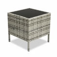 thumbnail image 6 of 3 Piece Patio Furniture Set, Rattan Outdoor Furniture with 2 Chairs & Coffee Table, 6 of 6