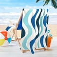 thumbnail image 5 of Mocaletto 2-Pack Graphic Prints Fashion Stripes Beach Towels, 5 of 6