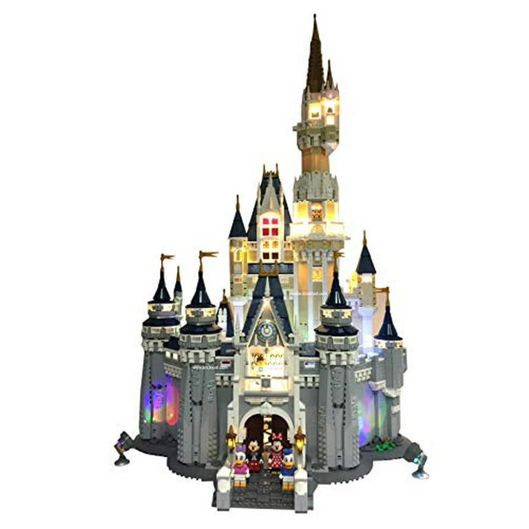 slap af Vær modløs jævnt Brick Loot Deluxe LED Lighting Kit for Your LEGO Disney Castle Set 71040 ( LEGO set not included) - Walmart.com