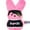 Pink, variant on Peeps 6" Plush Scented Bunny Pink Emo Rocker Easter Bunny Plush Toy.