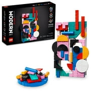 LEGO Art Modern Art31210 Build & Display Home Dcor Abstract Wall Art Kit, Birthday Gift Idea for Artistic People, Set for Teens or Adults Who Enjoy Craft Hobbies