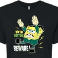 thumbnail image 3 of SpongeBob SquarePants - Bikini Bottom Beware - Juniors Cropped Cotton Blend T-Shirt, 3 of 6