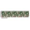 thumbnail image 3 of Ambesonne Exotic Fabric by the Yard, Watercolor Bird Strelitzia, 2 Yards, Olive Green Pale Rust, 3 of 5
