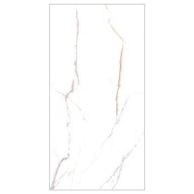piso porcelanato dresden 60 x 120 cm blanco tipo mármol calacatta caja con 1.44 m2