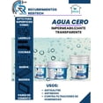 thumbnail image 2 of Sellador Impermeabilizante Transparente Agua Cero, 500 mL, antisalitre y moho, contra filtraciones de humedad, impermeabilizante para techos, cero fugas, waterproof transparent, 2 of 5