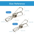 thumbnail image 4 of 40PCS Clothes Pins Clips Heavy Duty Outdoor Clothespins for Hanging Laundry Clothes Snack Food Bag, 2 Sizes, 4 of 7