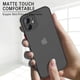 thumbnail image 4 of Matte Phone Case for IPhone 13 12 11 14 Pro Max Mini Luxury Soft Silicone Shockproof Case for IPhone X XS Max XR 15 7 8 Plus SE, 4 of 5