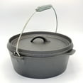 thumbnail image 6 of BBQ Dragon Heavy Duty Stainless Steel Handle Cast Iron Dutch Oven, 6 of 10