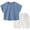 A01-Blue, variant on FYDUU Boys Sleepwear Set Breathable Kids Pajamas Short Sleeve Comfortable Loungewear For Toddler Baby Home Casual Outfit Soft Lightweight Summer Clothes Adorable Halloween 1-2 Years