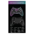 thumbnail image 4 of Wireless Game Console+Receiver for Switch/Android/Ios/Pc 6- Gyro High Precision Joystick Rgb Bluetooth Gamepad White, 4 of 5
