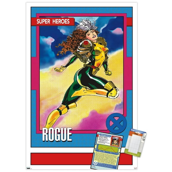 Marvel Trading Cards - Rogue Wall Poster, 14.725" x 22.375"