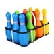 thumbnail image 2 of Bolos establecidos para niños con 10 alfileres de bolos y 2 bolas, exterior interior, favores de fiesta, juego de bolos para niños, 2 of 9