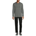 thumbnail image 4 of George Men's Relaxed Soft Knit Lounge Hoodie, 4 of 5