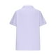 thumbnail image 5 of Vestidos Casuales Para Mujer, Blusas De Mujer De Moda Blusa de verano tipo túnica de lino con cuello en V, manga corta, botones sueltos y bolsillo para mujer, 5 of 6