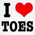 thumbnail image 3 of CafePress - I Heart (Love) Toes Long Sleeve T Shirt - Unisex Cotton Long Sleeve T-Shirt, 3 of 4