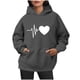 thumbnail image 1 of WILLBEST Sudadera con Capucha y Cordón Ajustable, Estilo Casual, para Mujer, Ideal para Otoño E Invierno, Perfecta para Actividades Al Aire Libre Tallas Grandes, con Estampado de Letras Chica​​, 1 of 6
