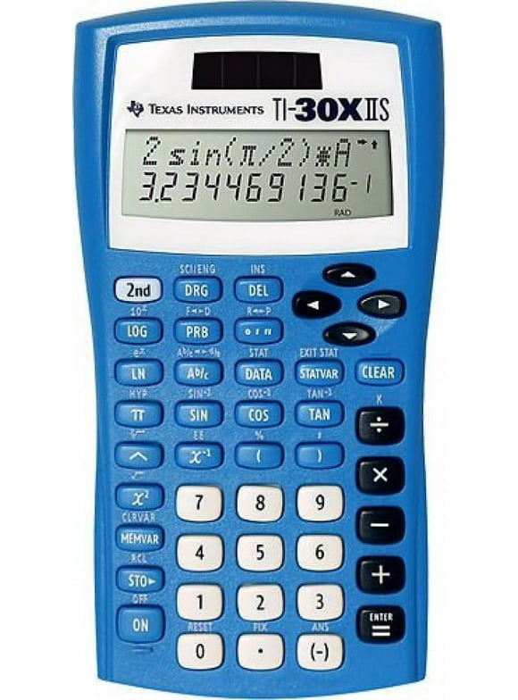 Texas Instruments Fundamental, Two-Line Scientific Calculator, Blue (30XIIS/TBL/1L1/BA)