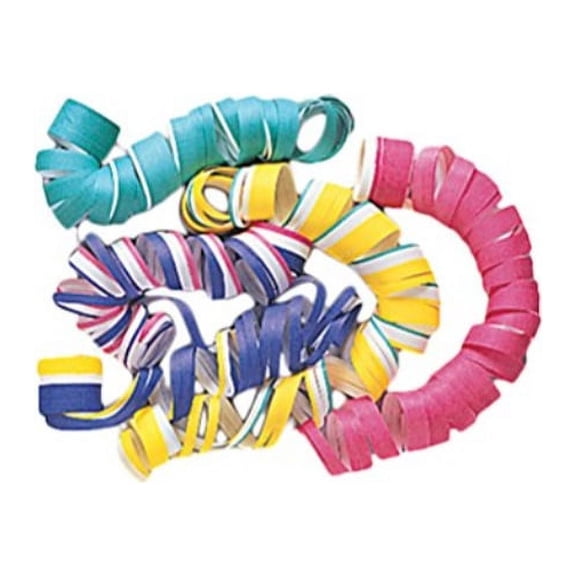 Multicolor Serpentine Throws, 40-Count