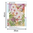 thumbnail image 3 of Decoraciones para El Hogar XWSHYW Pintura de Diamante 5D Flores frescas Taladro completo bordado, 3 of 6