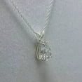 thumbnail image 3 of 3CT Pear-Cut Lab Created Women's Solitaire Pendant 14K White Gold Plated, 3 of 4