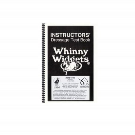 Whinny Widgets Instructors' Dressage Test Book (laminated) NEW 2019 (Best Contact Widget For Android 2019)