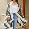thumbnail image 4 of Tiweut Womens Trim Coat Shawls Wrap Winter Vintage Open Front Cardigan Poncho Cape Cloak,Z2 Beige,One Size, 4 of 9