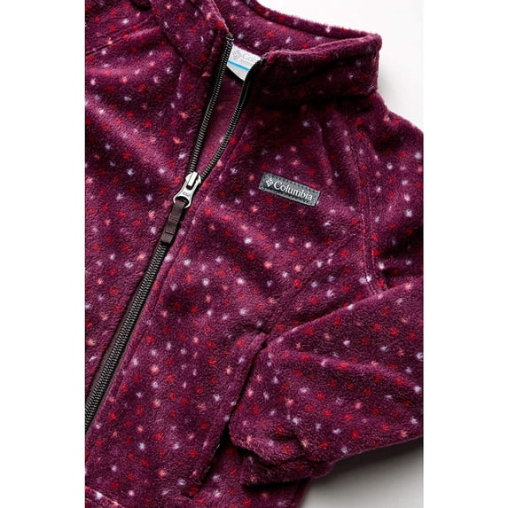Columbia Kids Benton Springs II Printed Fleece (Toddler) Purple Dahlia Sparkler