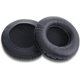 thumbnail image 1 of 1 par de almohadillas redondas para los oídos de 75 mm, almohadillas de repuesto universales de espuma viscoelástica de cuero proteico de primera calidad para auriculares con diámetro de 75 mm, 1 of 4
