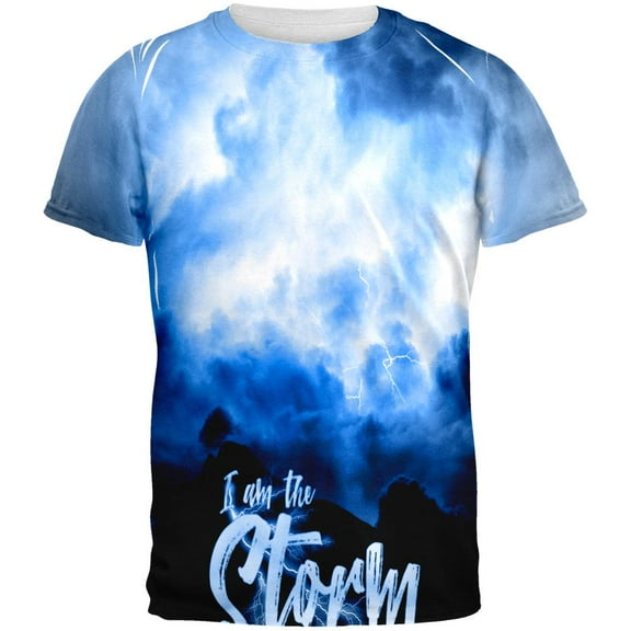 Warrior's Fate I Am The Storm All Over Mens T Shirt Multi 2XL
