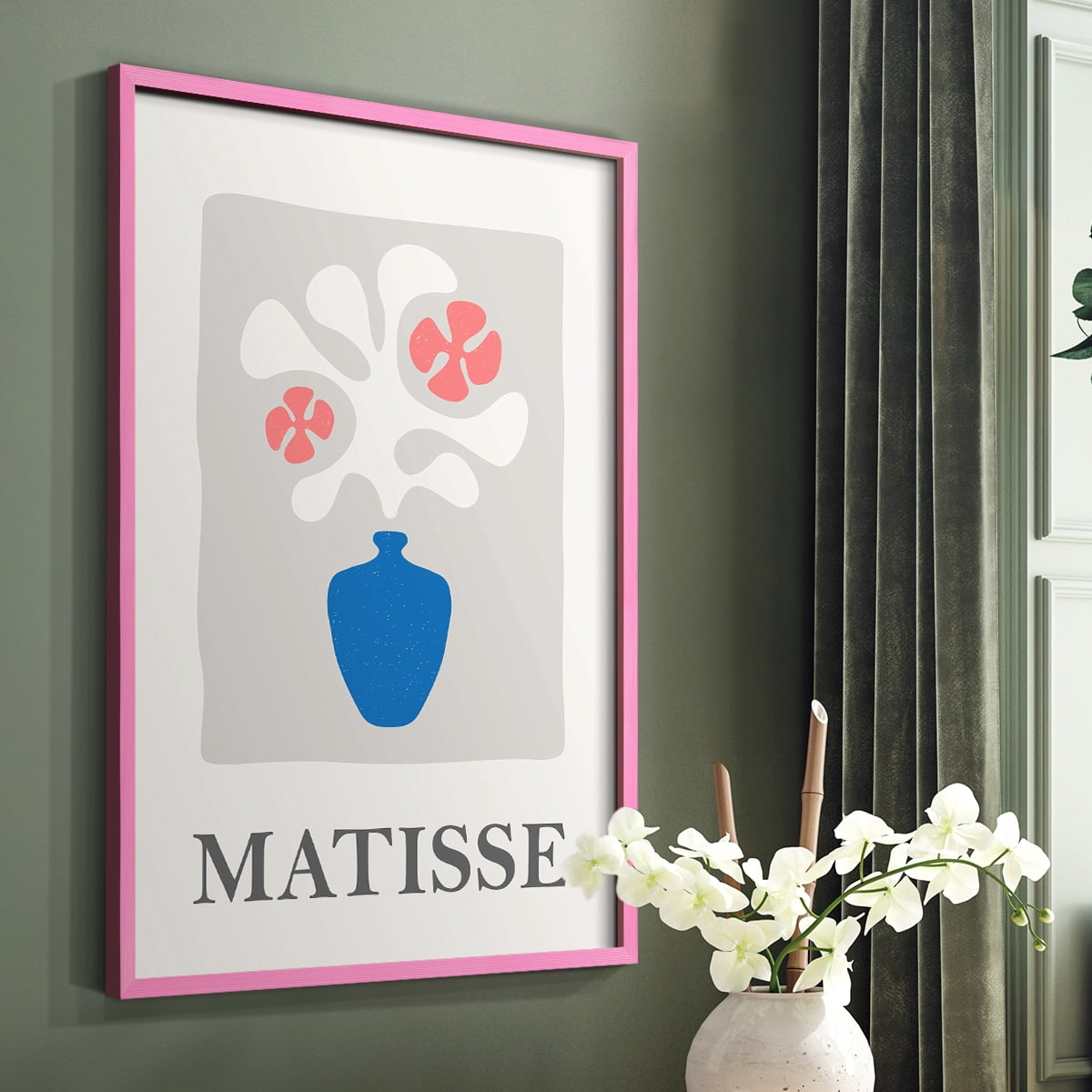 Matisse CCLXXIII in Solid Wood 8 x 10 Framed Print