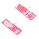 thumbnail image 2 of Teclado Rosa Y Blanco Para Juegos Teclado Mecánico De Eje Verde Teclado Redondo Para Juegos Punk Advancent EL014140-01, 2 of 5