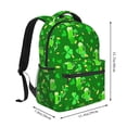 thumbnail image 2 of Disketp St Patrick's Day2 Mochila Estampada para Hombre y Mujer – Mochila Ligera Clásica con Múltiples Bolsillos para Universidad, Trabajo y Viajes-One Size, 2 of 5