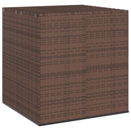 vidaXL Outdoor Storage Deck Box Chest Cabinet for Patio Cushions Tools PE Rattan